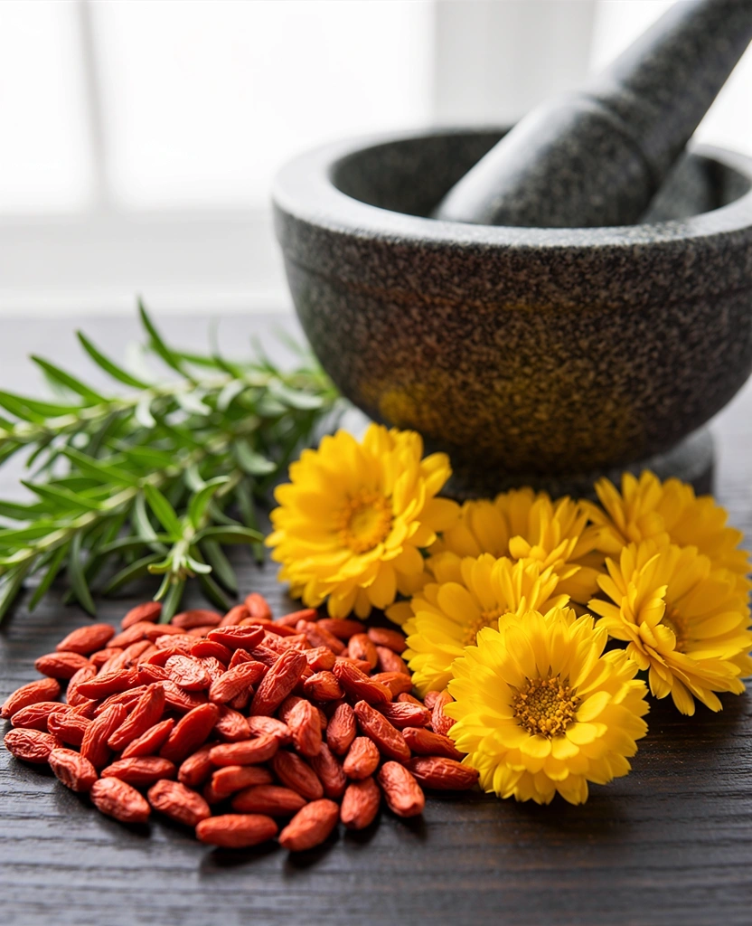 Bahan herbal alami untuk kesehatan mata